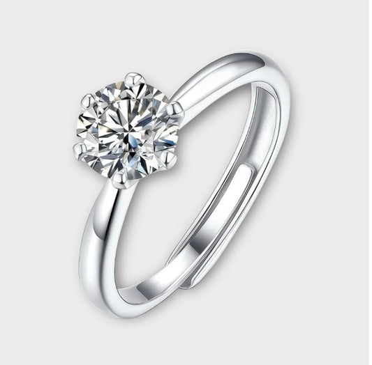 Moissanite Stud Rings