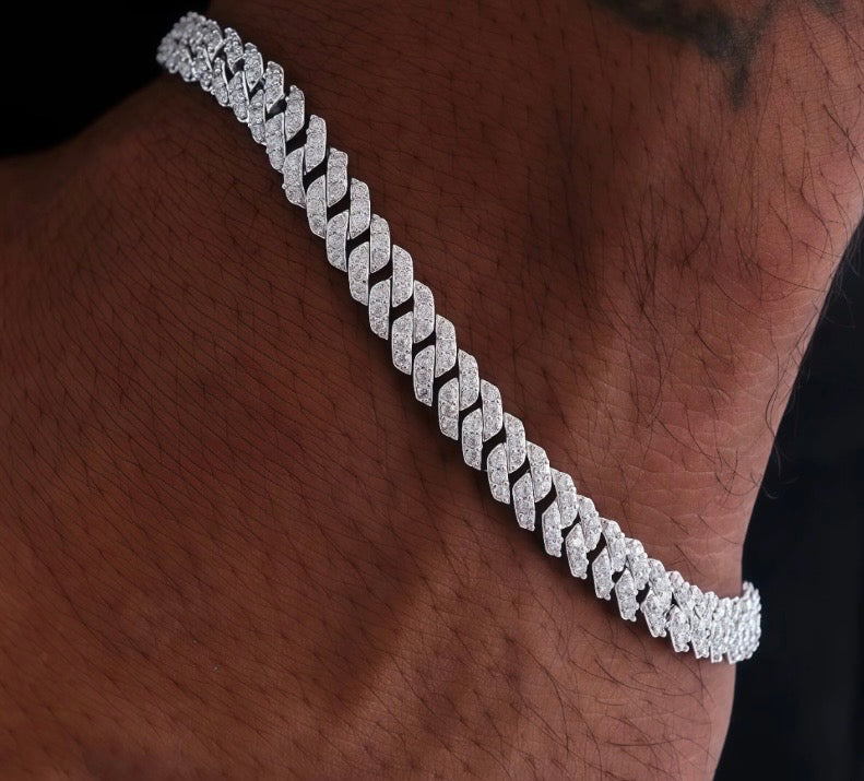 Moissanite Cuban Bracelet