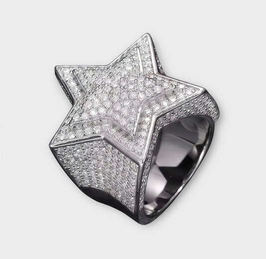 Star Moissanite Ring
