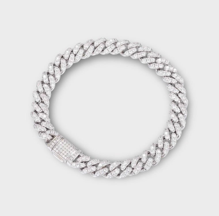 Moissanite Cuban Bracelet