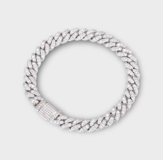Moissanite Cuban Bracelet
